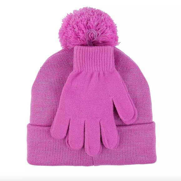 Hello Kitty and Hearts Beanie and Gloves Set for Kids - Picture 6 of 7